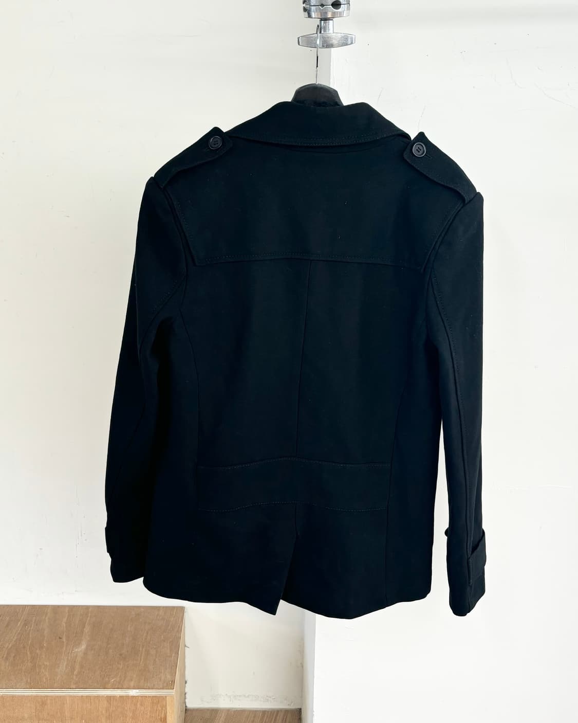 비비안 웨스트우드 블랙 하프 울 코트 상품이미지6