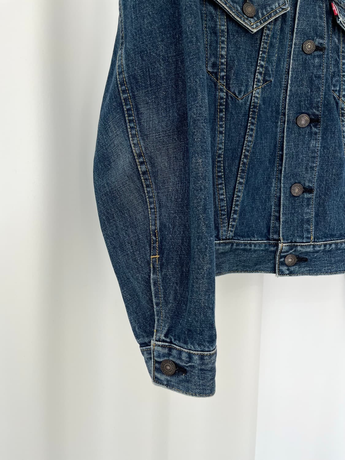 90's Levi's 557 BIG E denim jacket  상품이미지4