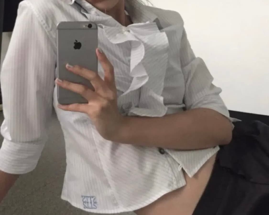 애옹쓰 멀티 프릴 셔츠 상품이미지1