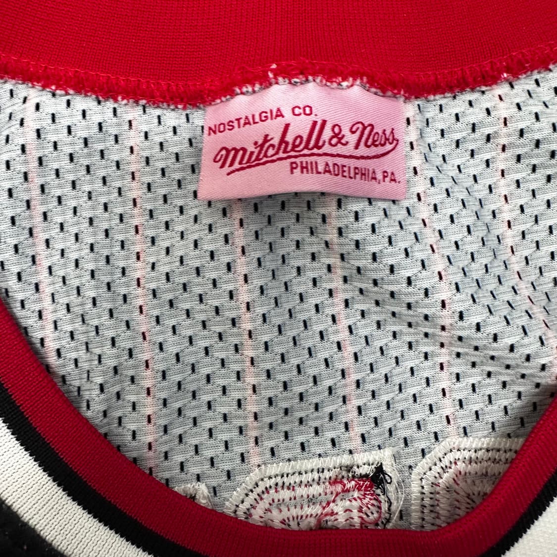 NBA 시카고불스 미첼 & 네스 스윙맨 농구 유니폼 민소매 상품이미지3