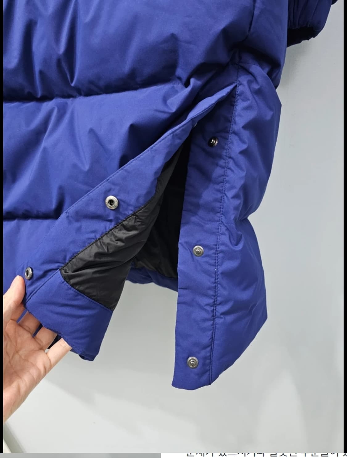 빈폴 롱패딩 오리털 블루 100 새상품 상품이미지3