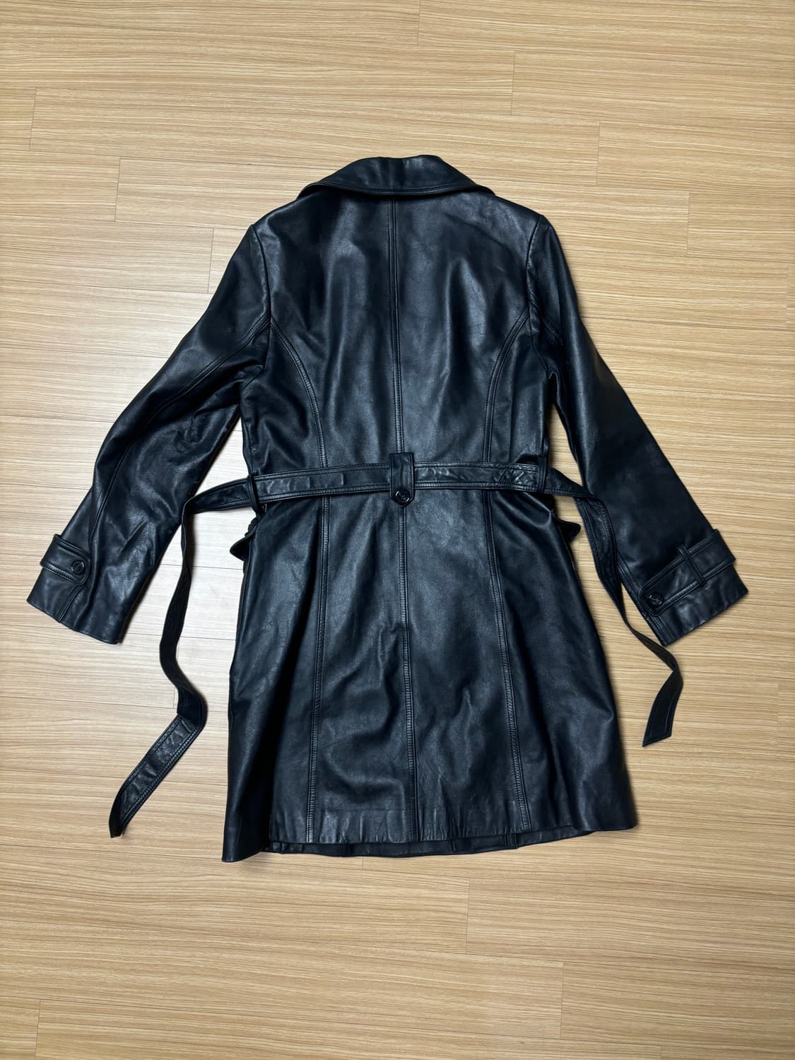 레더 트렌치 코트 상품이미지5