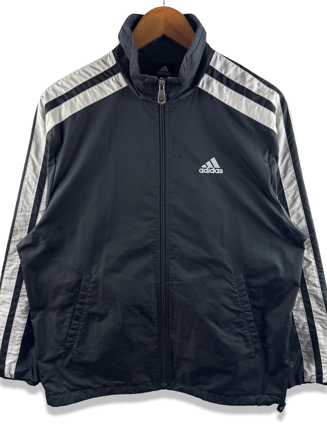아디다스 빅삼선 블랙 바람막이2914 상품이미지1