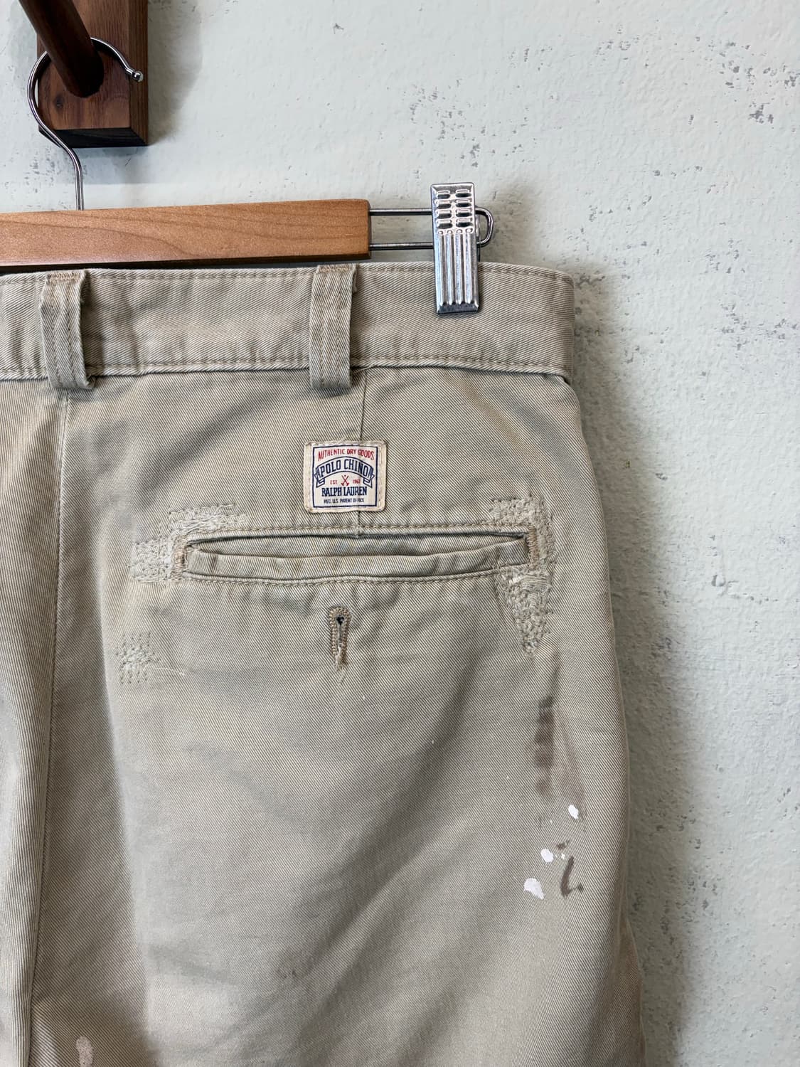 폴로랄프로렌 큐알라벨 디스트레드 헤리티지 치노팬츠 상품이미지5