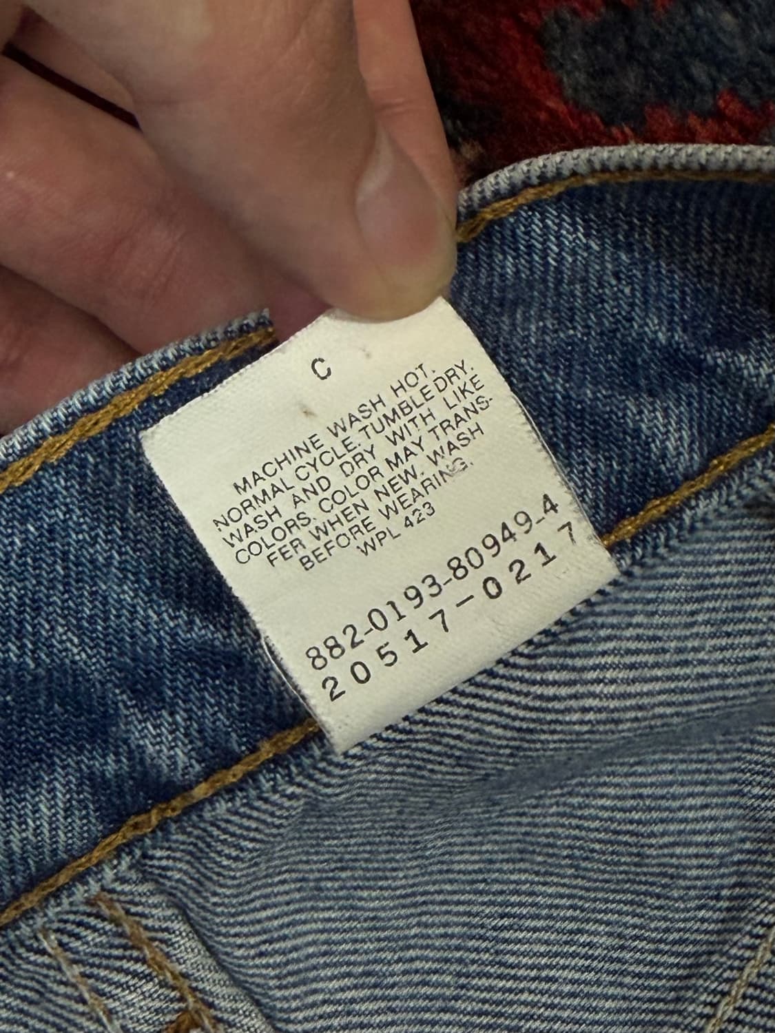 90's USA Made 빈티지 리바이스 517 오렌지탭 상품이미지10