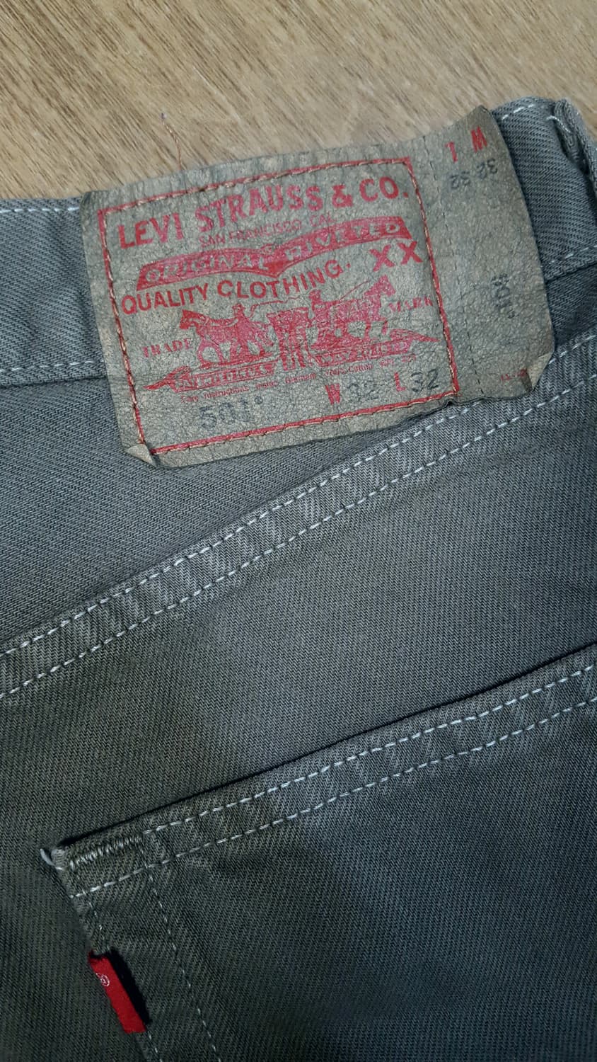 리바이스 501 카키 상품이미지3