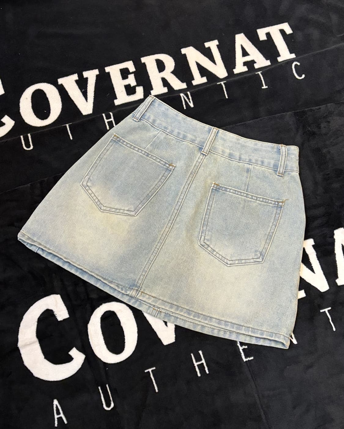 romwe  연청 데님 미니 스커트 상품이미지5