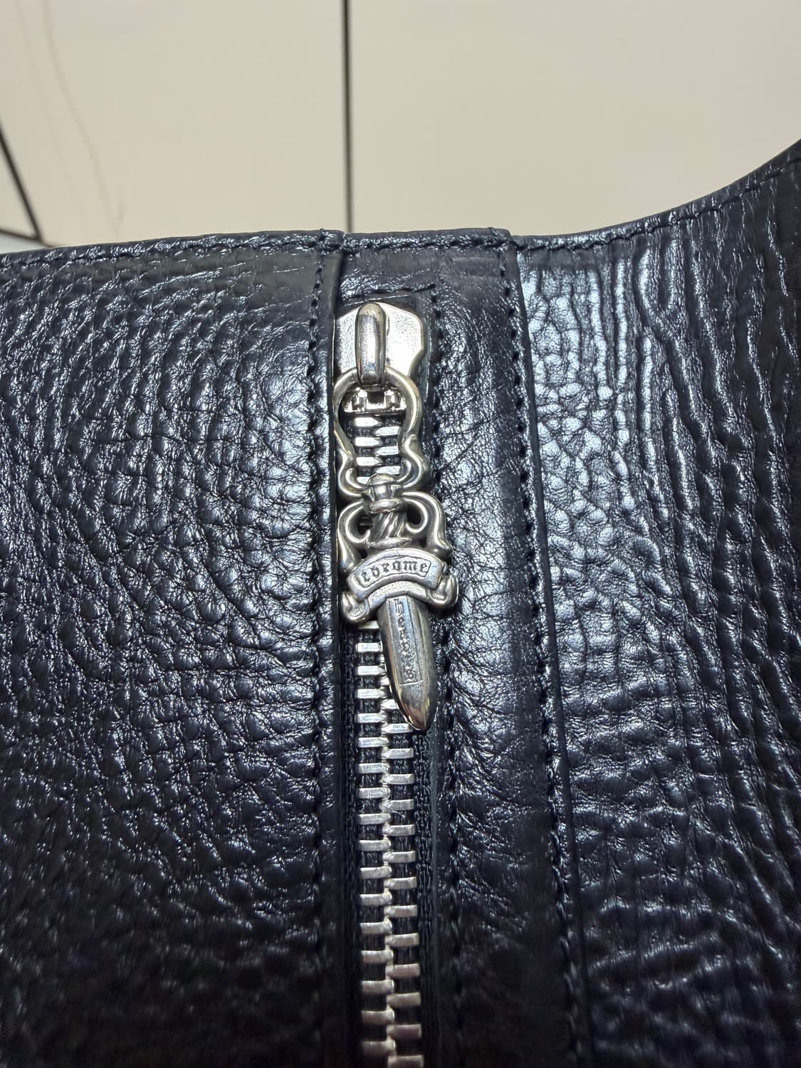 (새상품) 크롬하츠 웨이브 레더 장지갑 상품이미지4