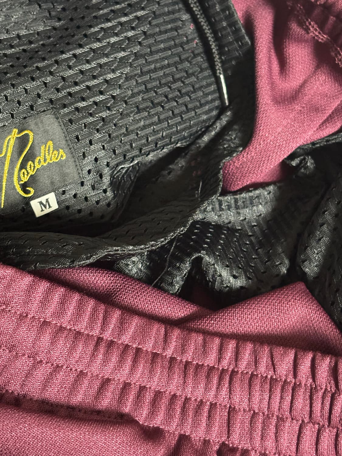 니들스 hd 트랙팬츠 와인 M 상품이미지7