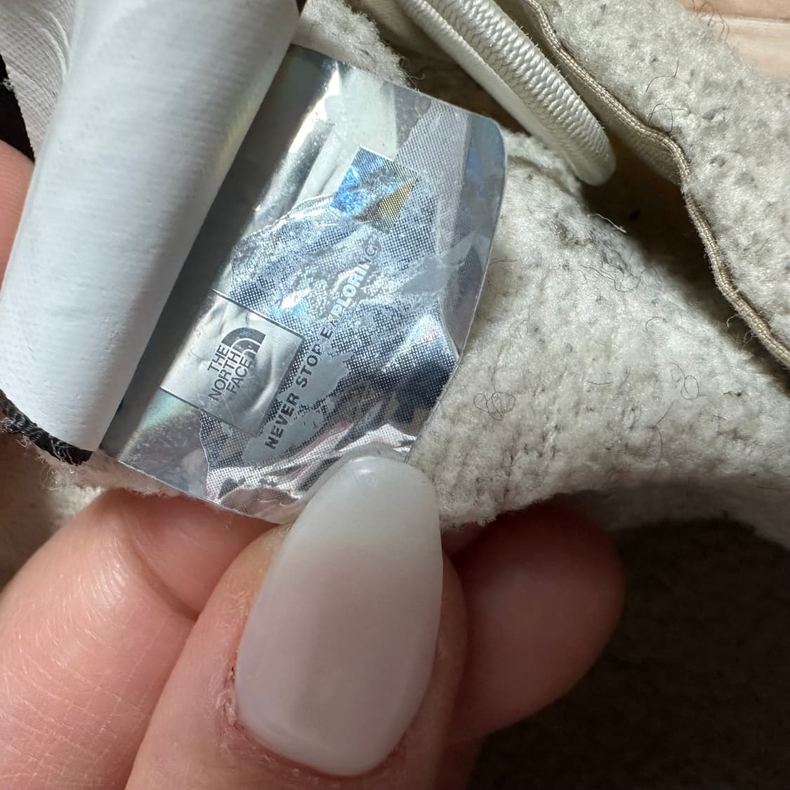 노스페이스 버튼 플리스 아이보리 상품이미지9