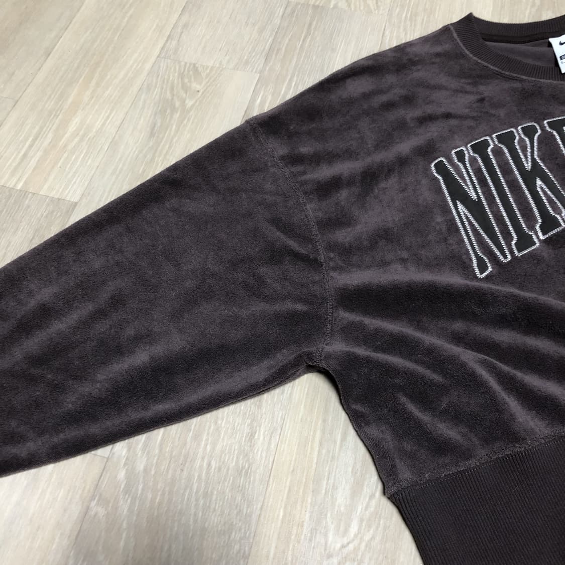 (우먼스 S) 새상품 나이키 NIKE 코트 헤리티지 오버 사이즈 크루넥  상품이미지2