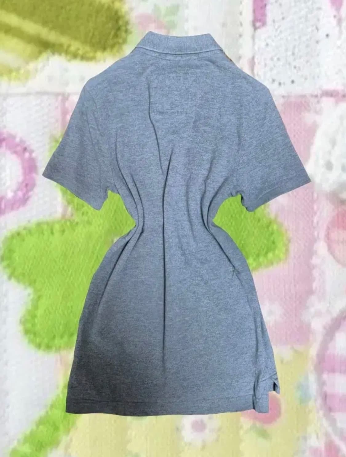 빈티지 아베크롬비 회색 반팔 pk 카라티 티셔츠 너드 상품이미지2