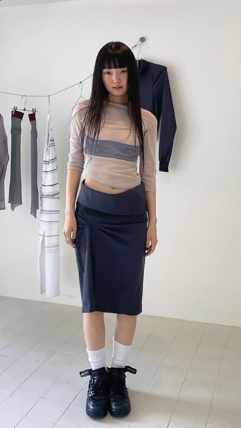 ulika sanctus mesh top 울리카상투스 메쉬탑 상품이미지2
