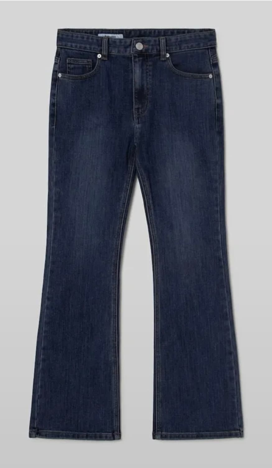 에잇세컨즈 부츠컷 이부직 기모데님 네이비(67 사이즈) 상품이미지1