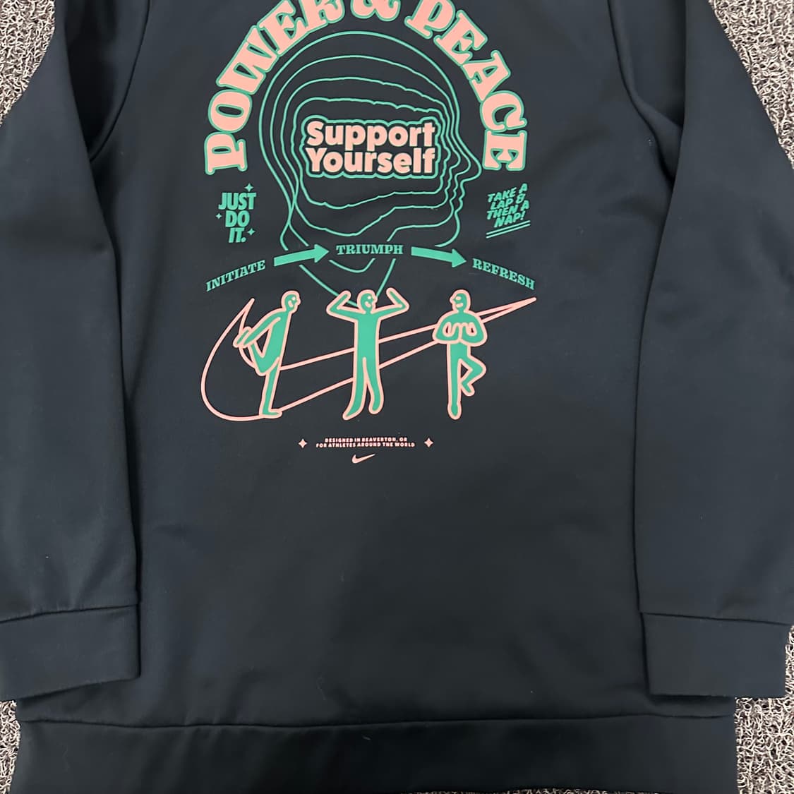 NIKE 나이키 기모 맨투맨 블랙 L 상품이미지7