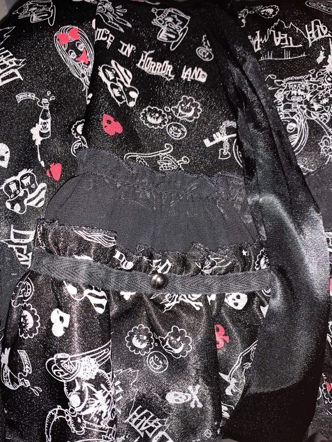 고스 펑크 프릴 공겜여주 캉캉원피스 상품이미지6