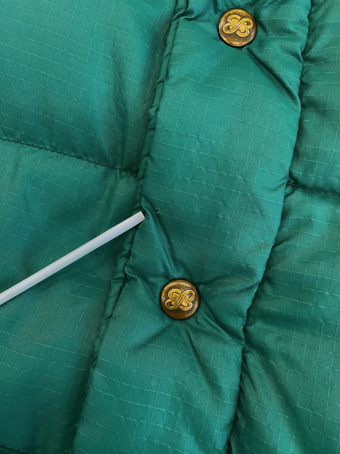 7-80's 에디바우어 립스탑 다운 베스트 상품이미지5