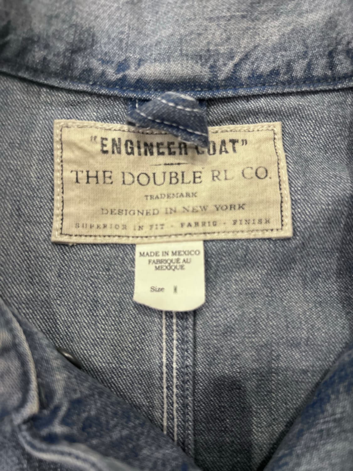 RRL 24SS 엔지니어 데님 워크 자켓 M 상품이미지4