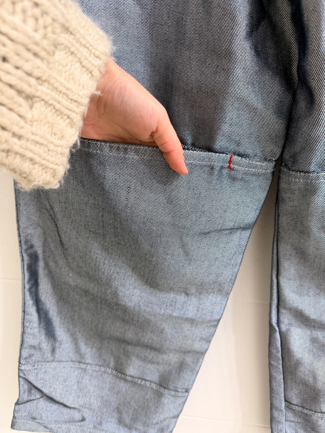 Sean John 실버 힙합 데님 팬츠 상품이미지8