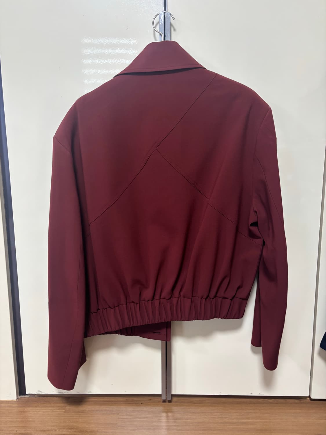 웨이비니스 터널링 울 블루종 버건디 1사이즈 상품이미지3