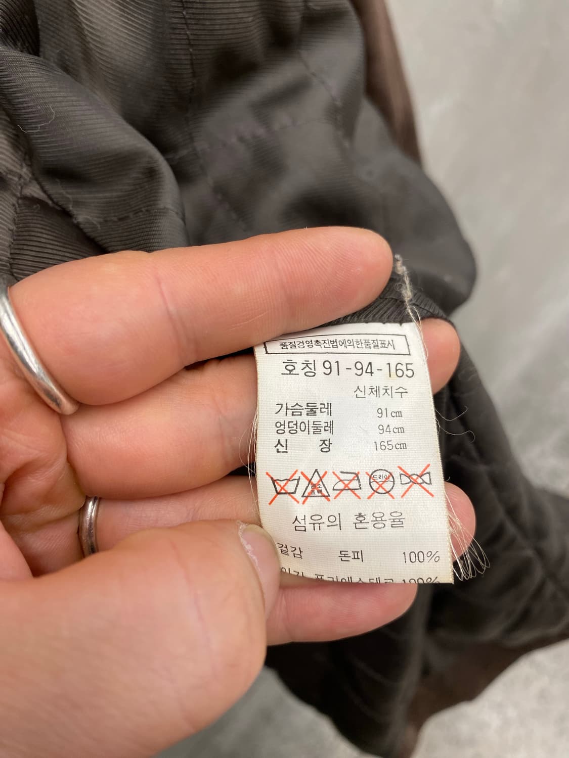 [M] Tomboy 톰보이 브라운 스웨이드 더블 브레스티드 코트 상품이미지8