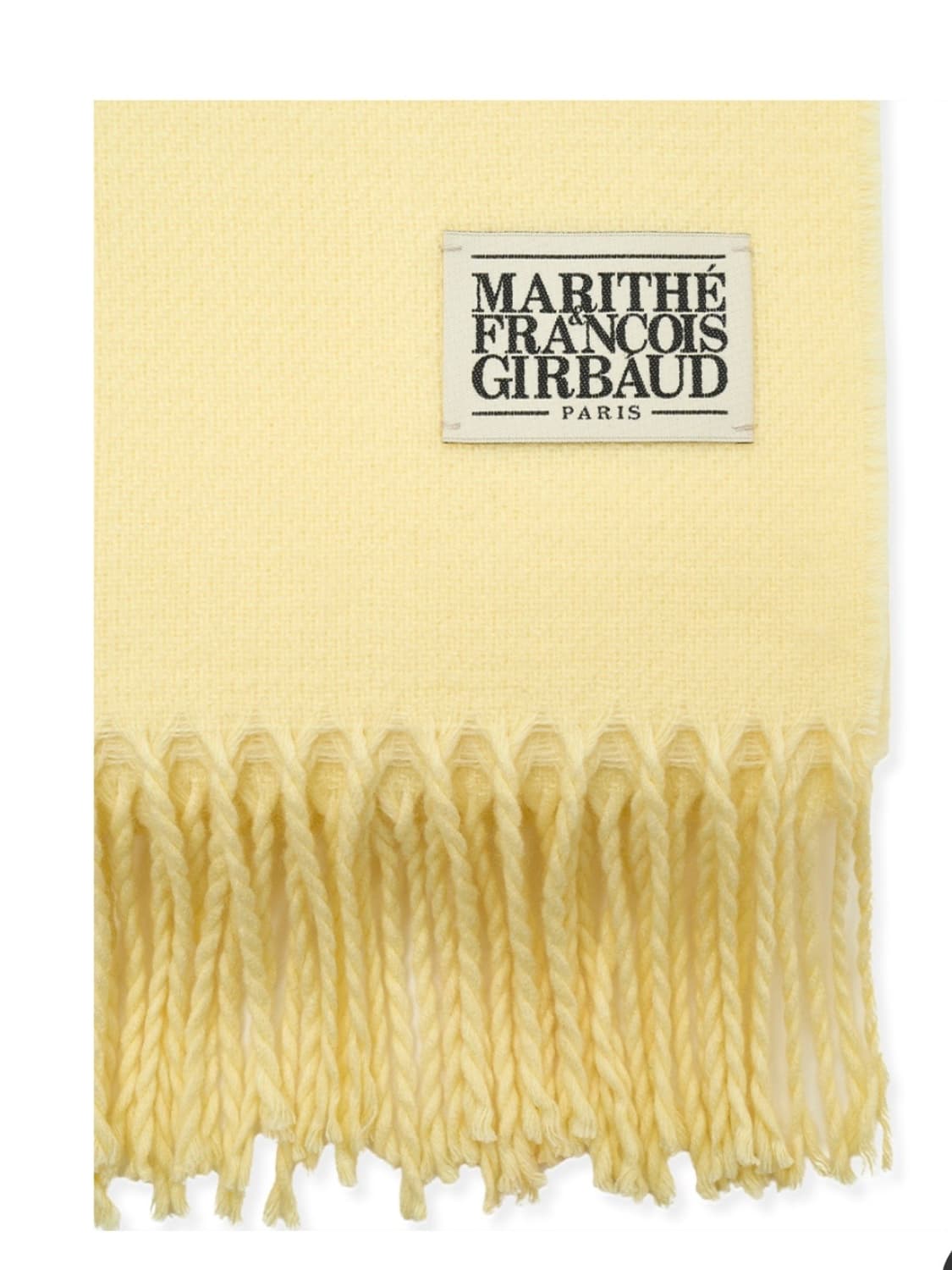 마리떼 프랑소와 저버 Classic Logo muffler yellow  상품이미지1