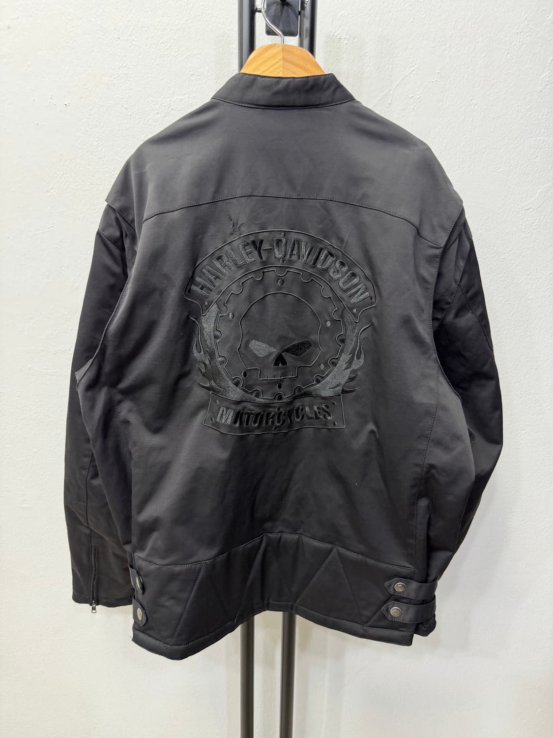 정품) 할리데이비슨 남성 블랙 라이더 자켓 XL 상품이미지5