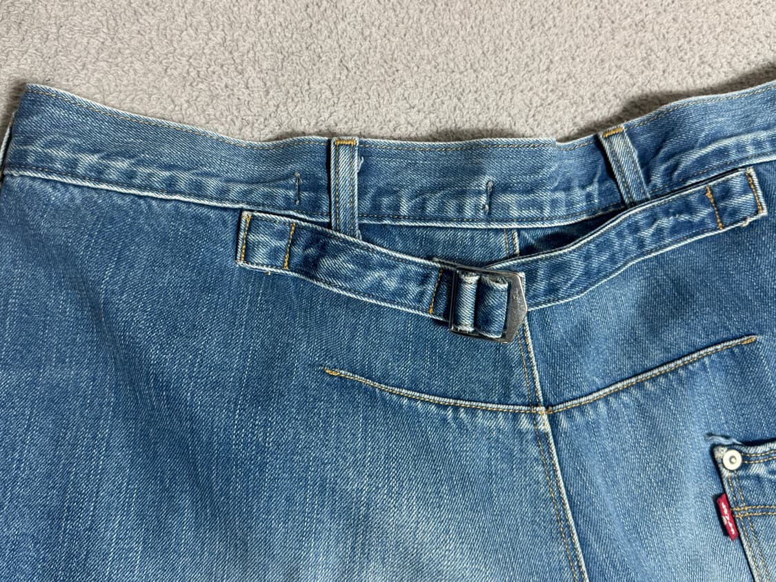 리바이스 엔지니어드 진 10주년 한정판 신치백 연청 데님 청바지 상품이미지3