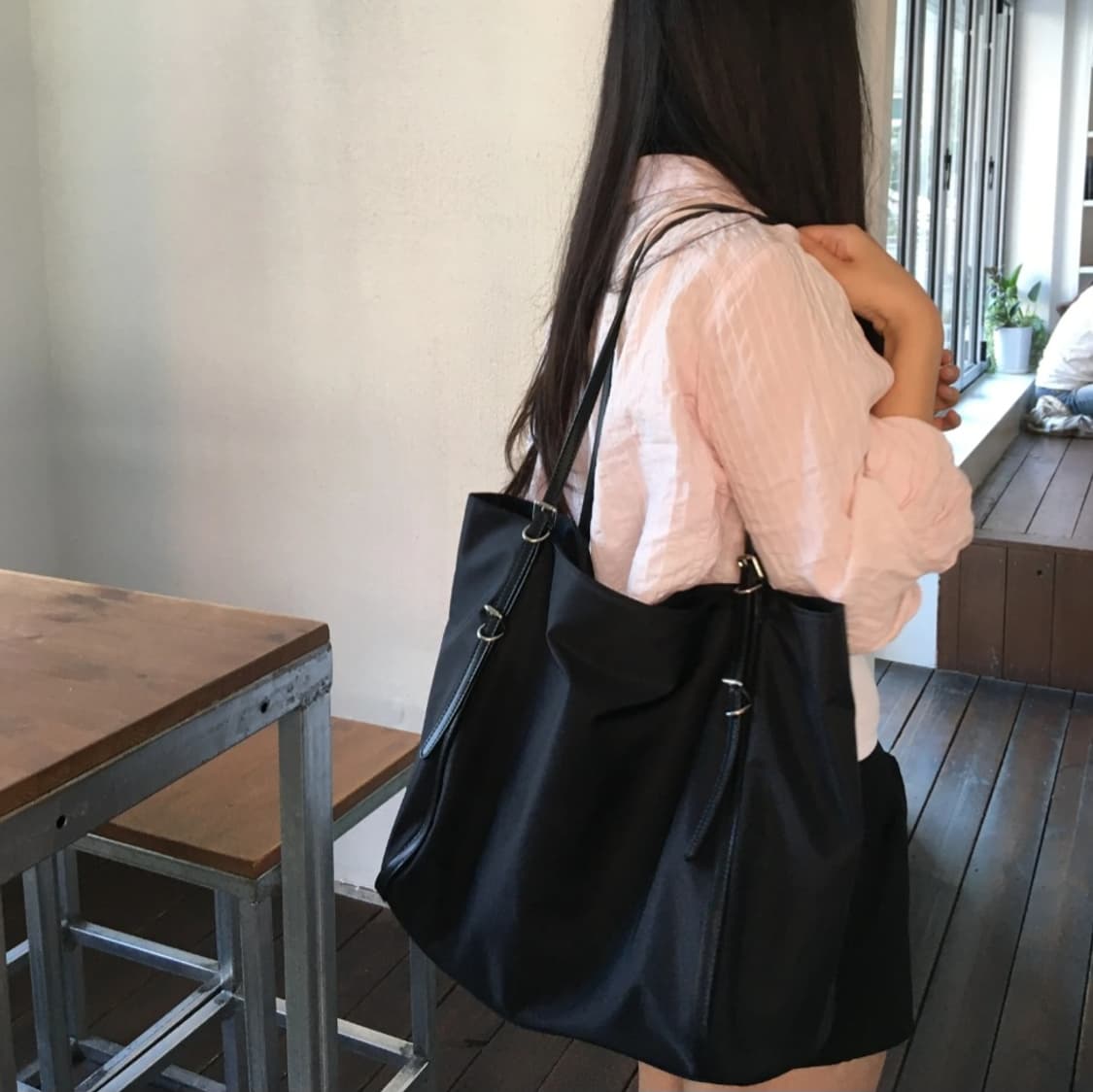 (새상품)슈펜 나일론 쇼퍼백 상품이미지2