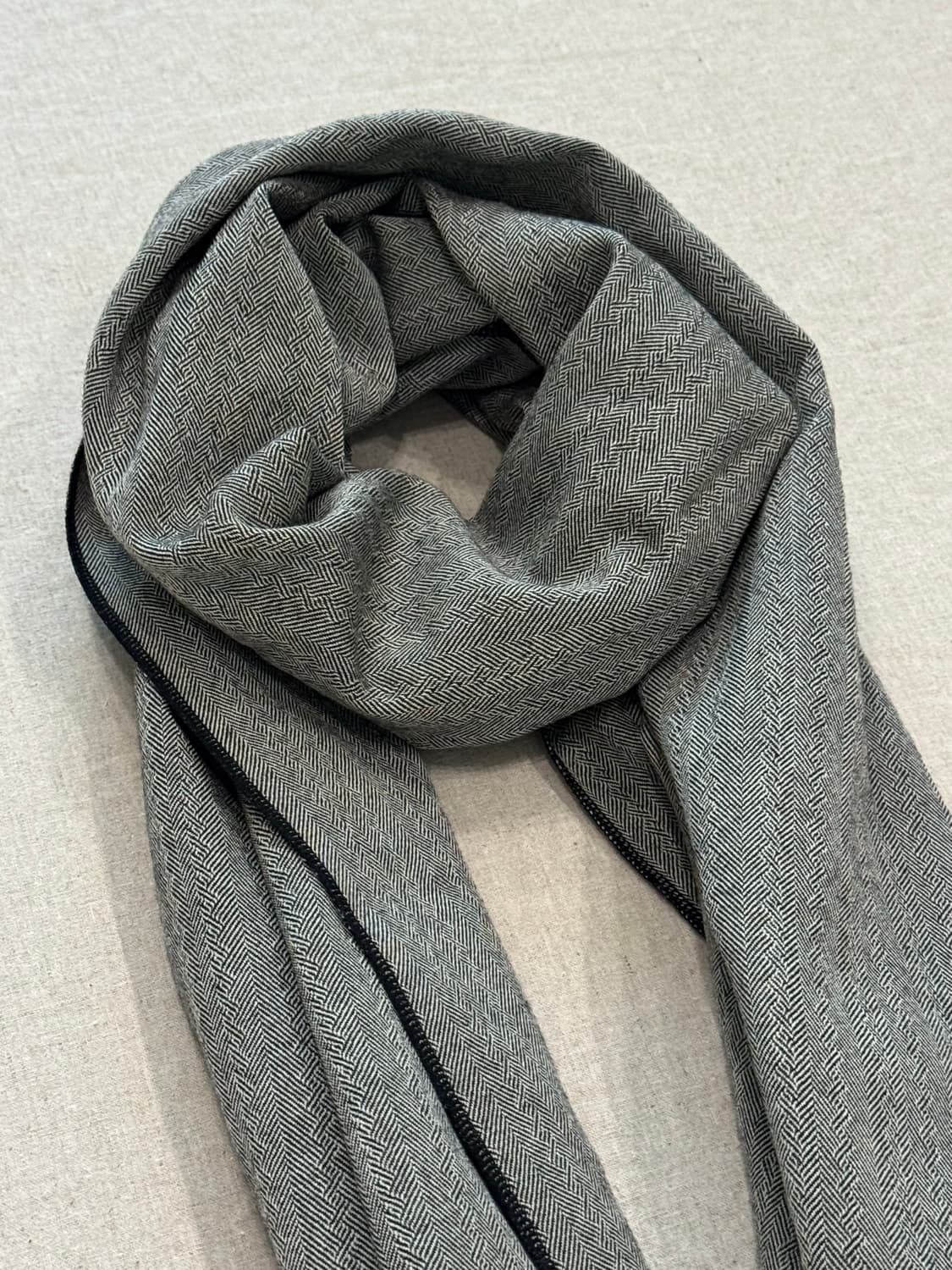 요지야마모토 90s 코튼실크 머플러 상품이미지3