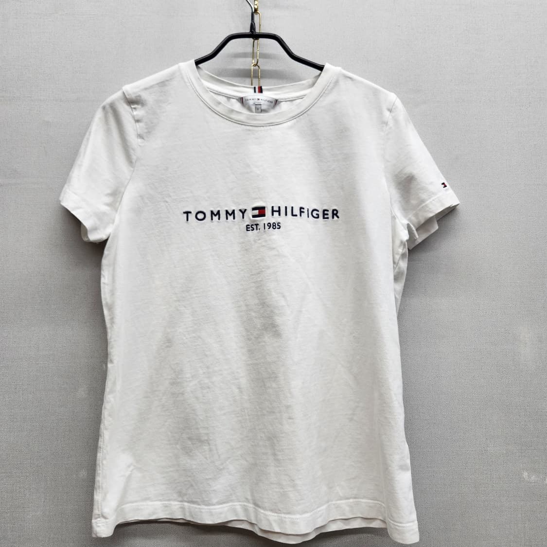 타미힐피거 빅로고 자수 반팔티 S(S) 상품이미지1