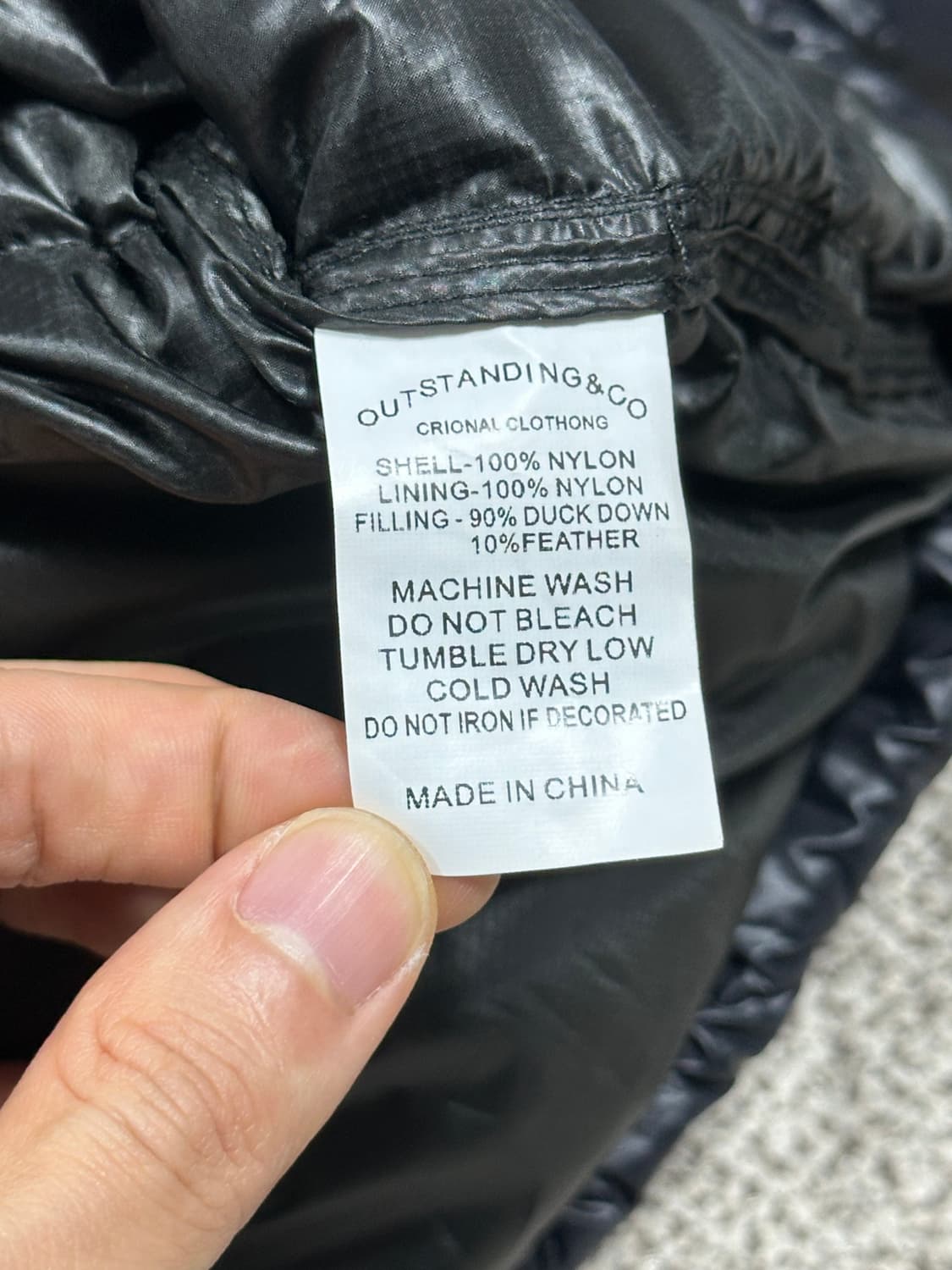 아웃스탠딩 패딩 3사이즈 상품이미지7