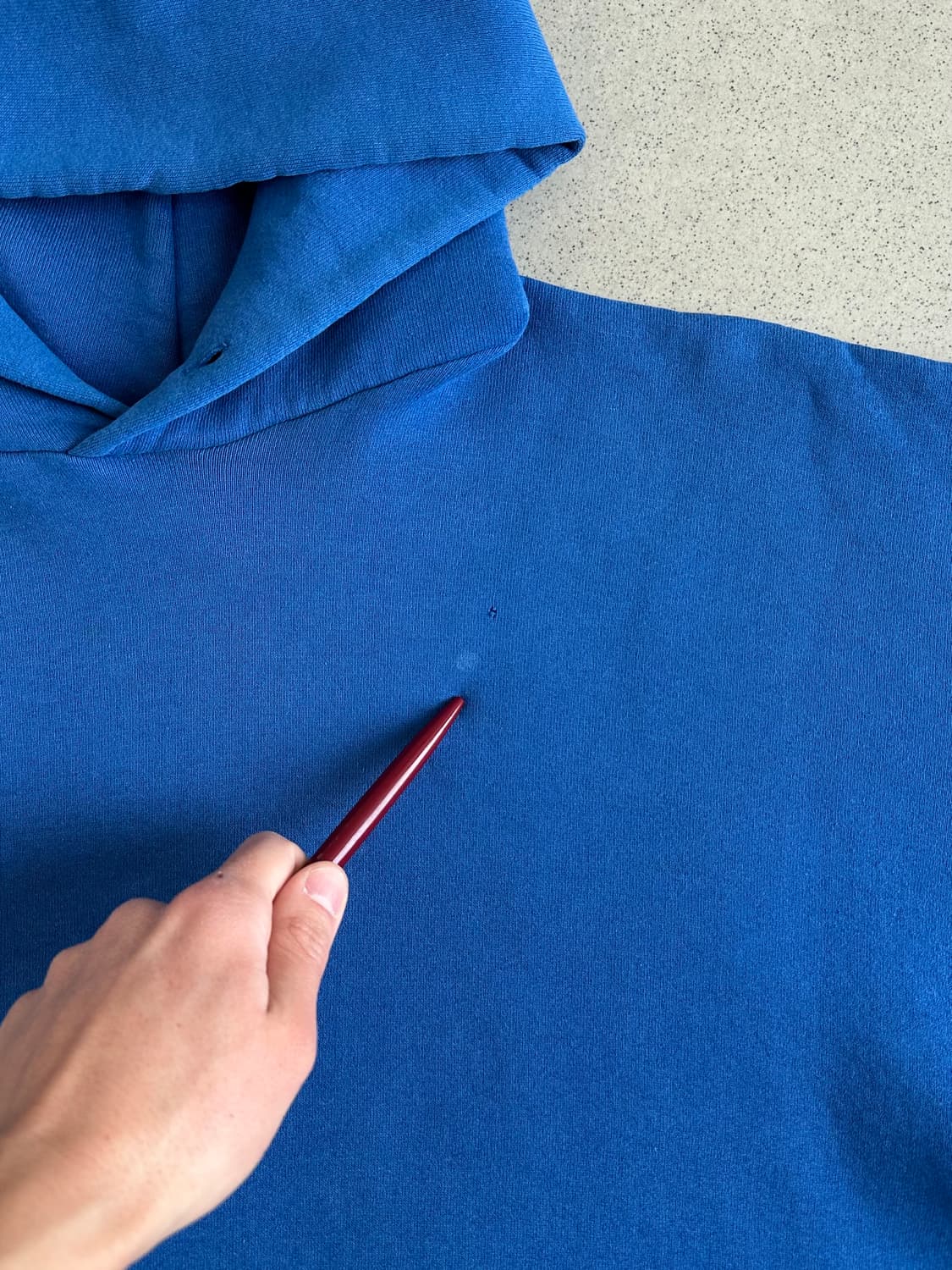 90s 빈티지 러셀 후드 블루 XL USA 상품이미지6