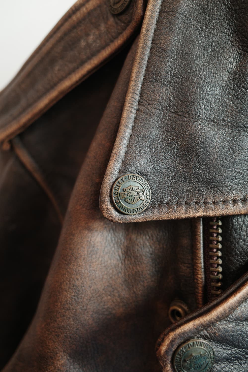 Harley Davidson 소가죽 라이더 자켓 상품이미지4