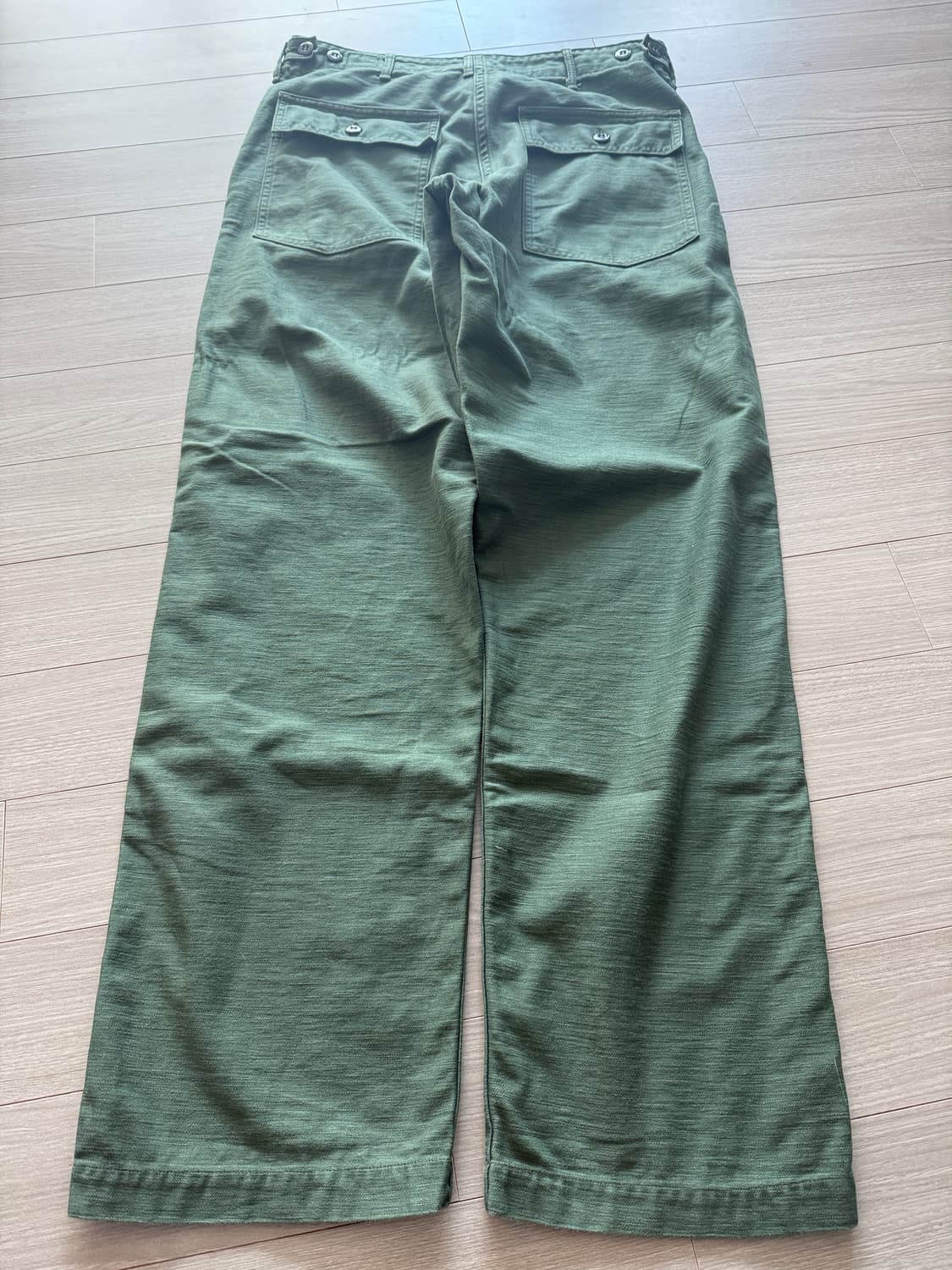 orslow 오어슬로우 퍼티그 레귤러핏 2사이즈 노수선 상품이미지3