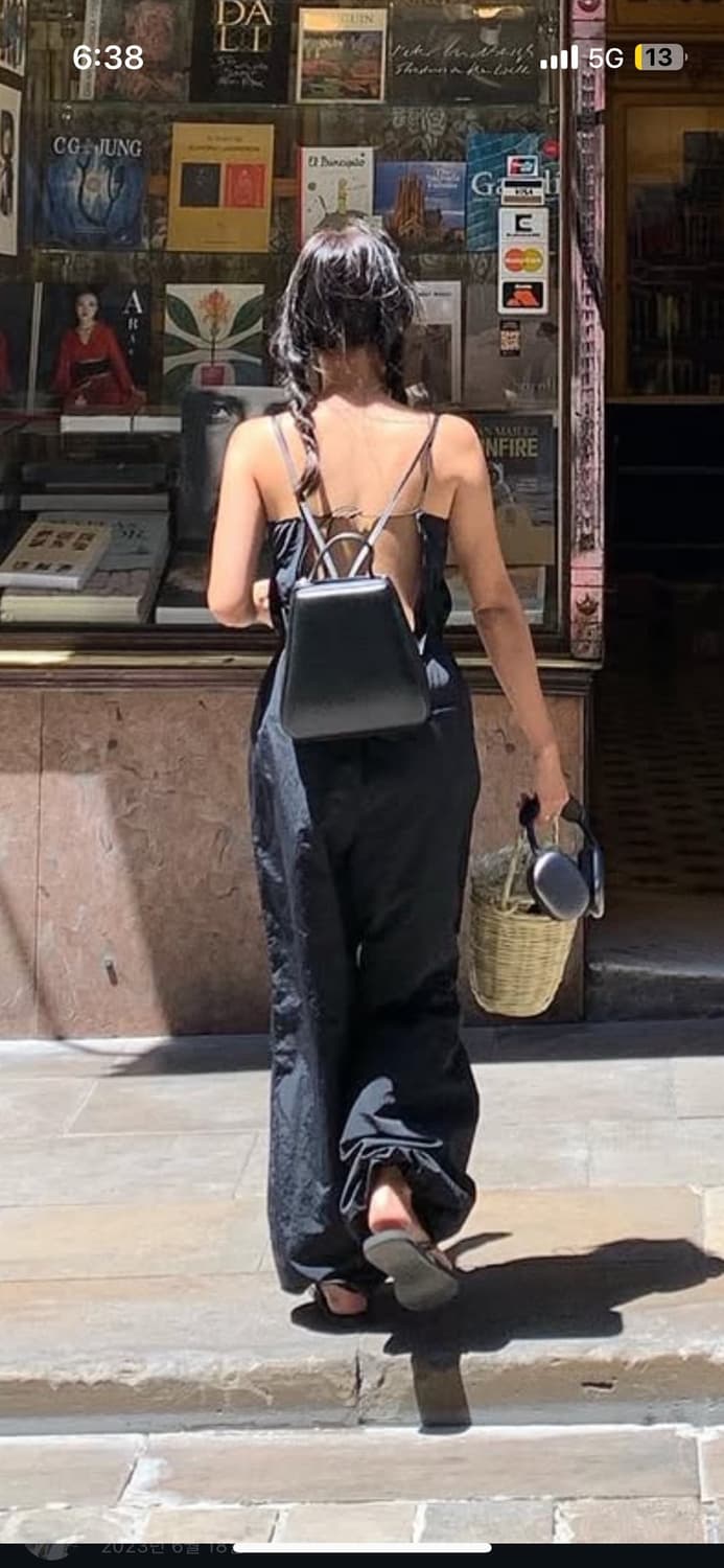 le/parachute sleeveless jumpsuit (black) 상품이미지2