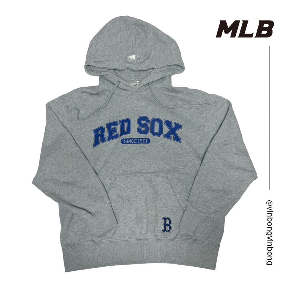 MLB 바시티 오버핏 후드티 상품이미지3