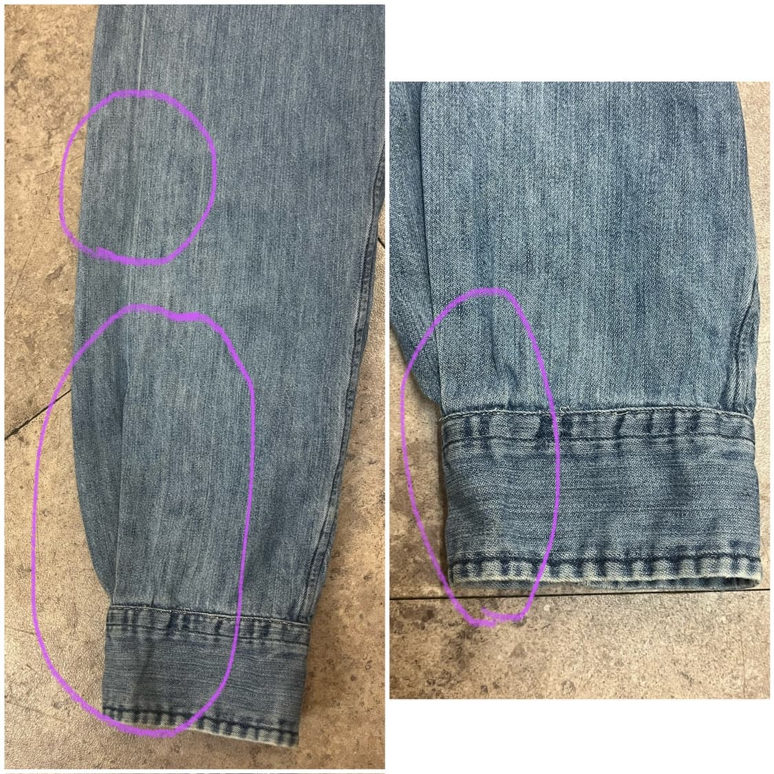 폴로 랄프로렌 데님 슬림핏 셔츠 XL #csz2578 상품이미지6