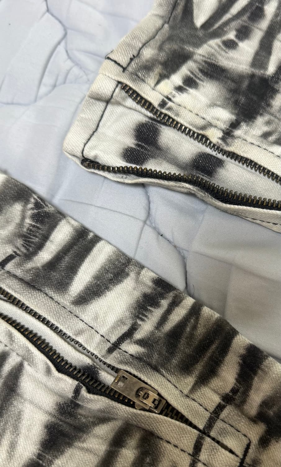 JOHNNY WOLF archive zip skinny denim 상품이미지5