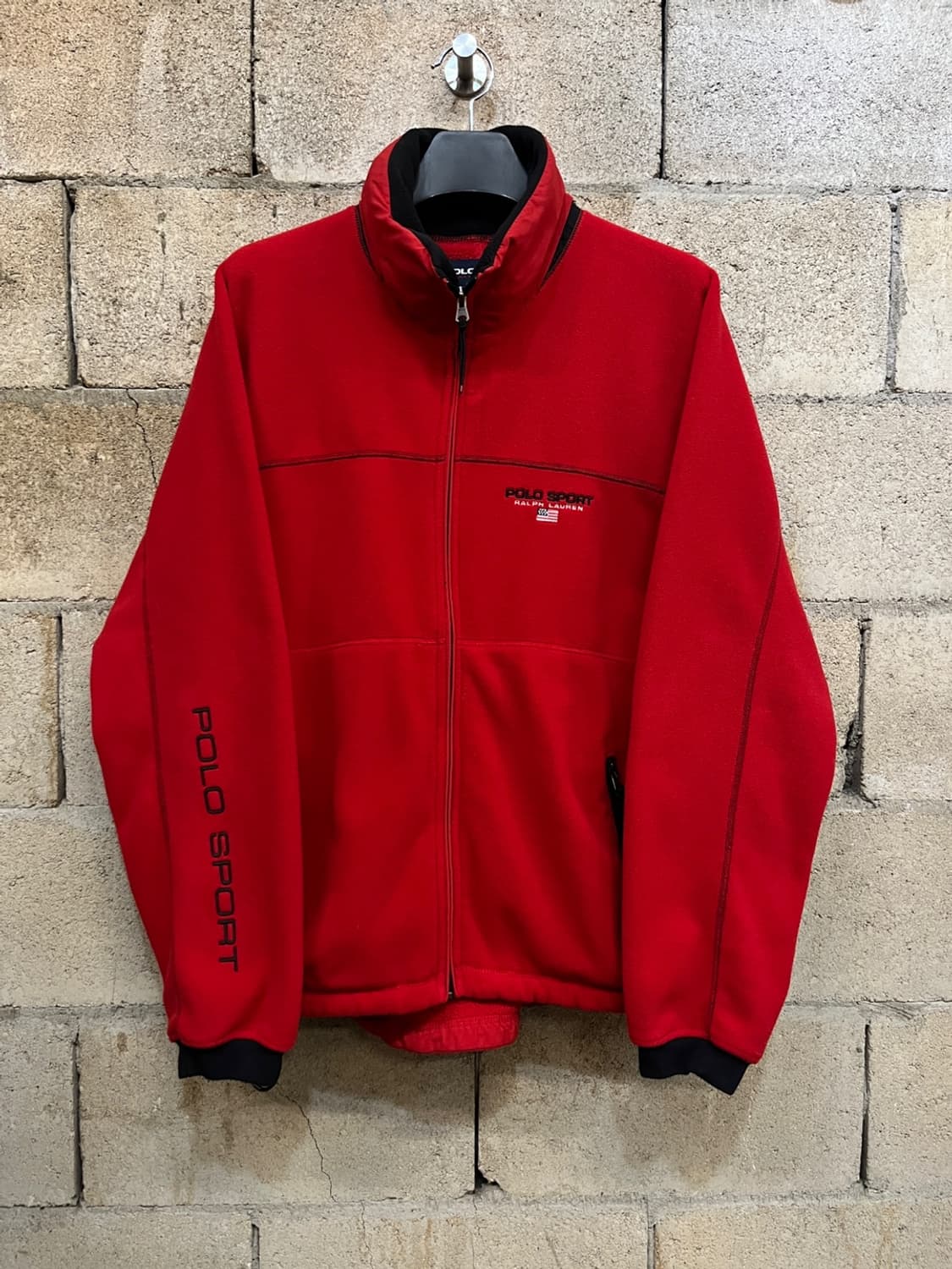 90s 폴로 스포츠 풀집업 플리스 상품이미지1