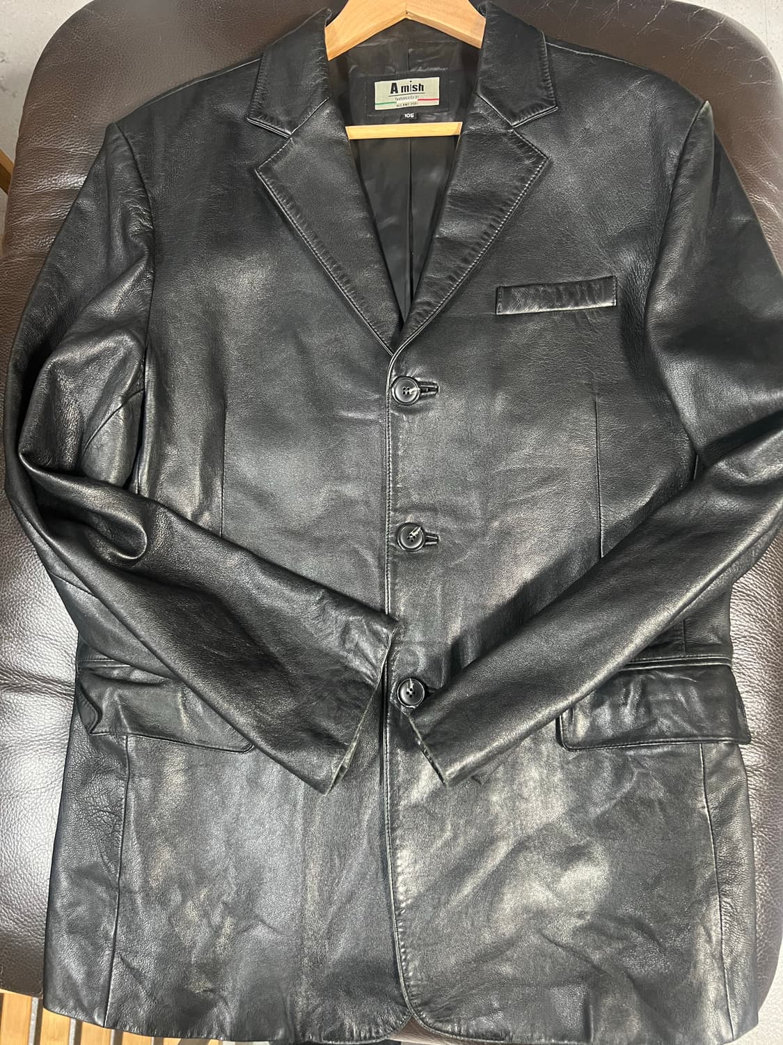아미쉬 양가죽 자켓 상품이미지1