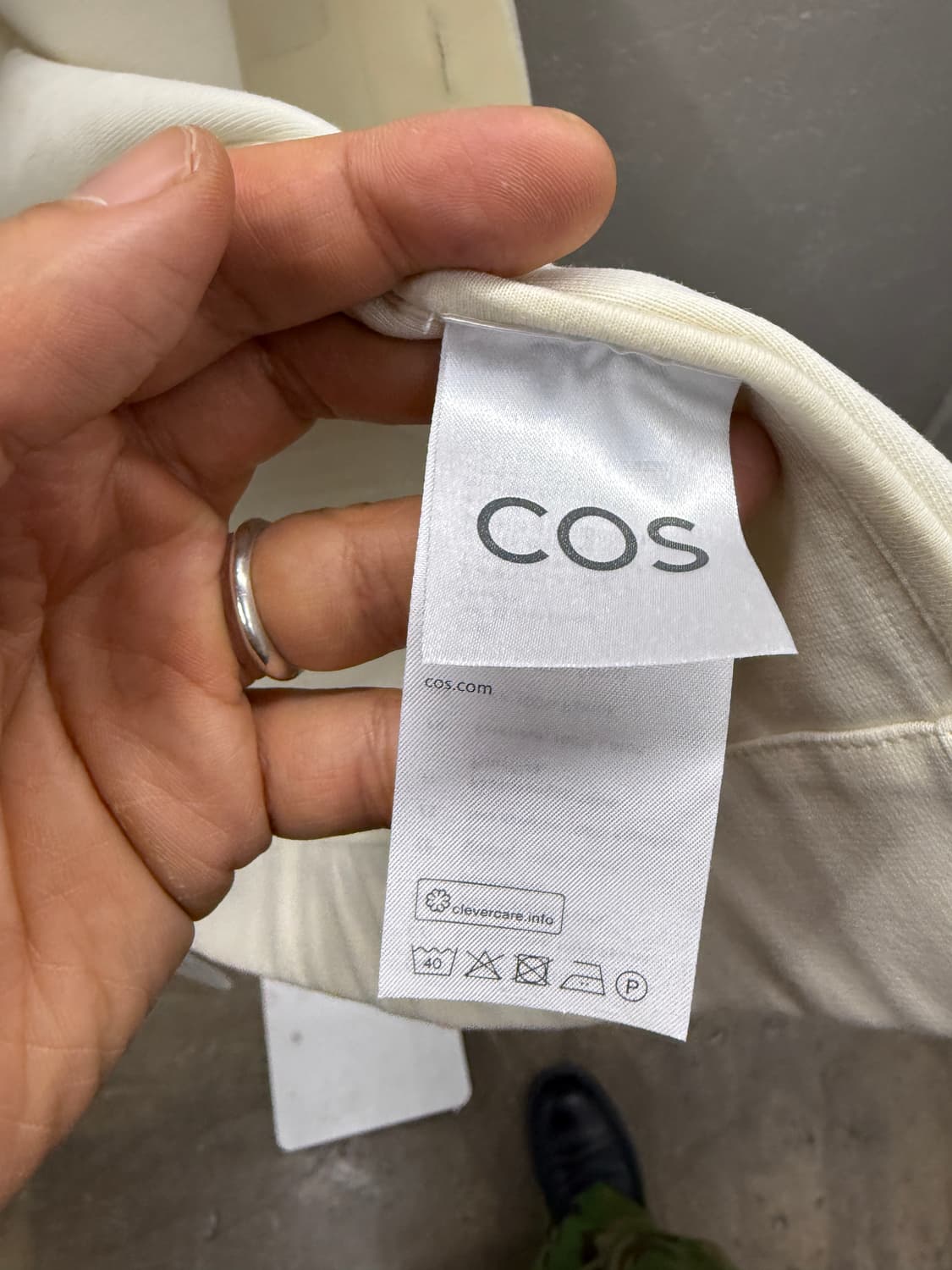 COS 셔츠 자켓 아이보리 M 상품이미지6