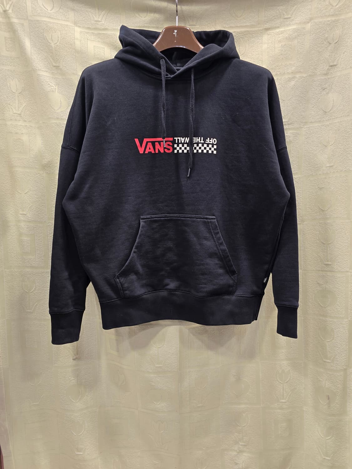 반스 검정 후드티 M(95) 상품이미지1