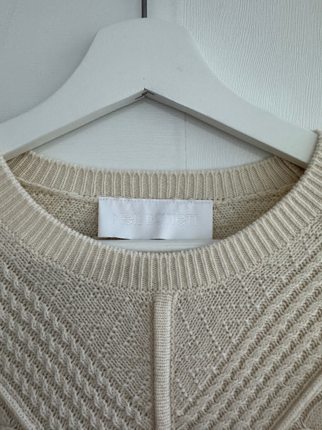 [Neil Barrett] 닐바렛 아이보리 케이블 니트 상품이미지2