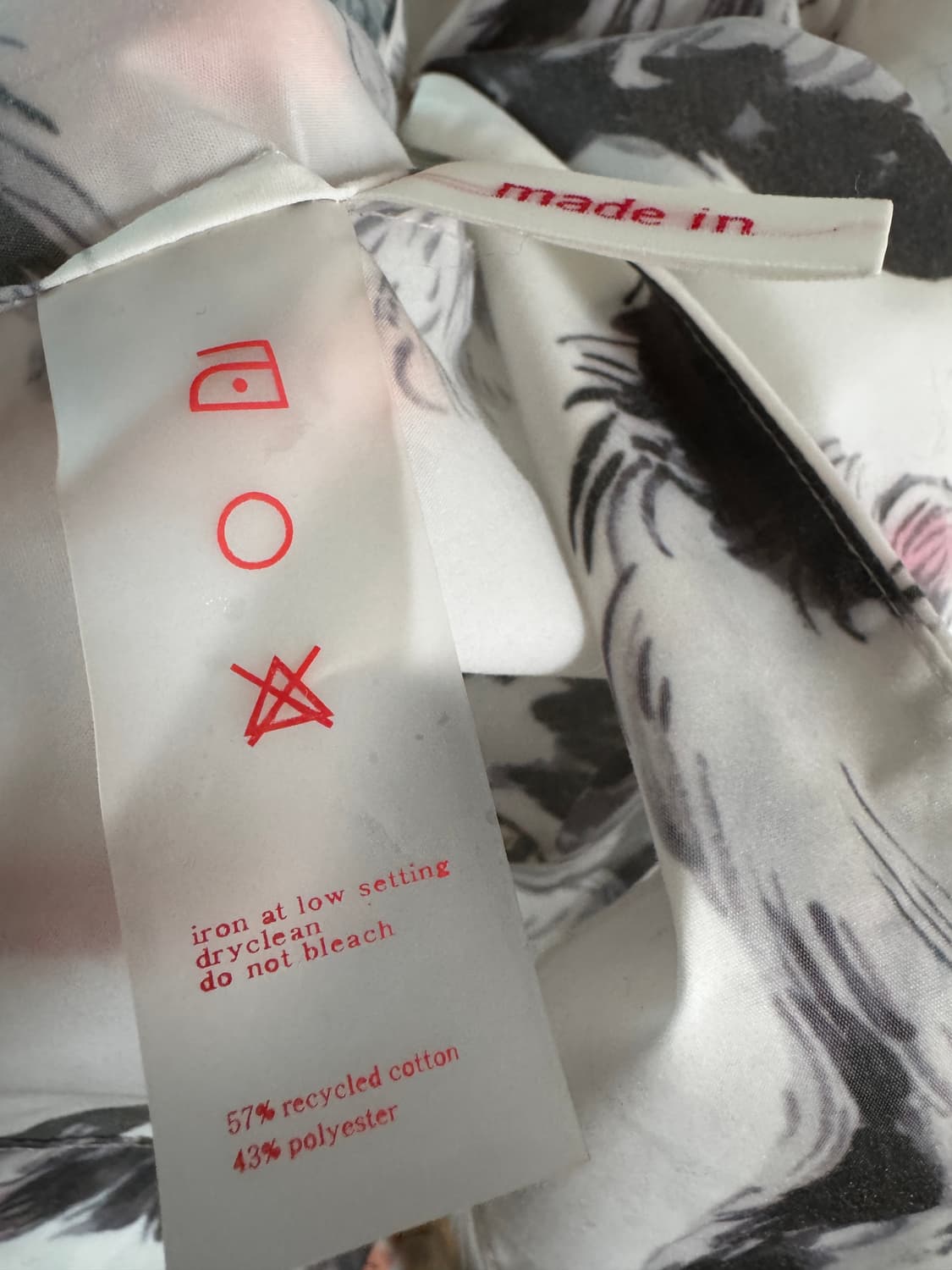 Yuhan Wang Cat shirt 22AW 상품이미지7