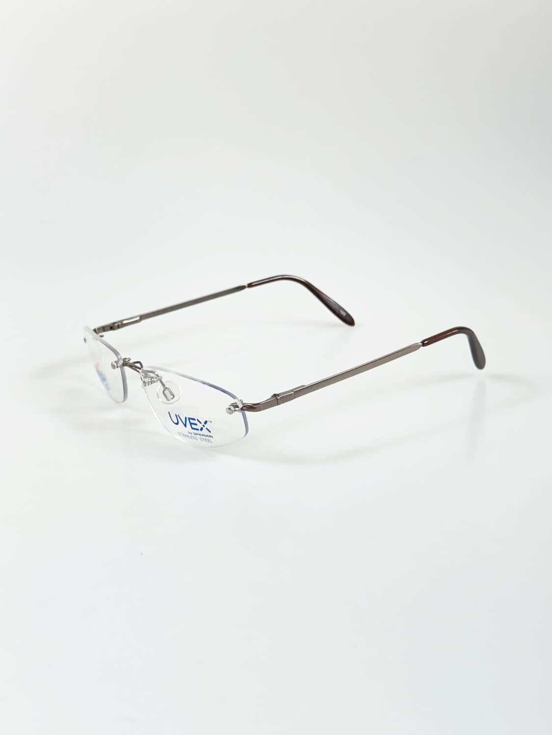 90s 독일제 UVEX 스퀘어 무테 인더스트얼 세이프티 빈티지 안경 상품이미지3