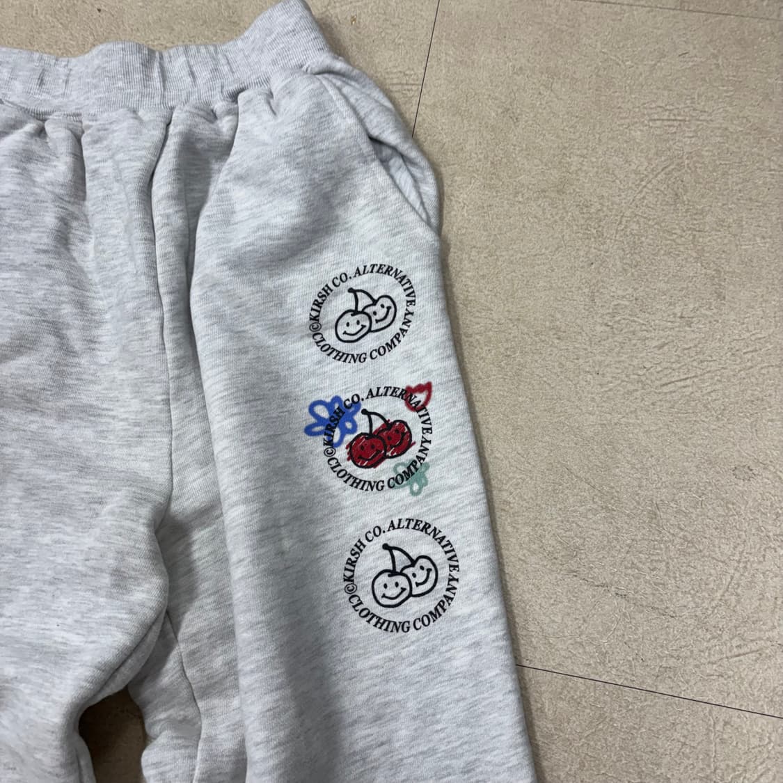 키르시 로고 스웻 조거 팬츠 상품이미지2