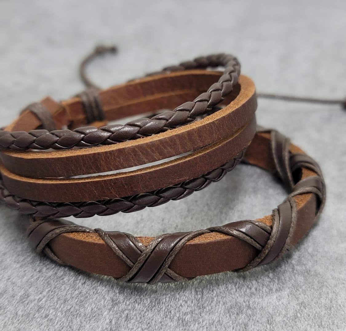 vintage leather bracelet set 상품이미지7