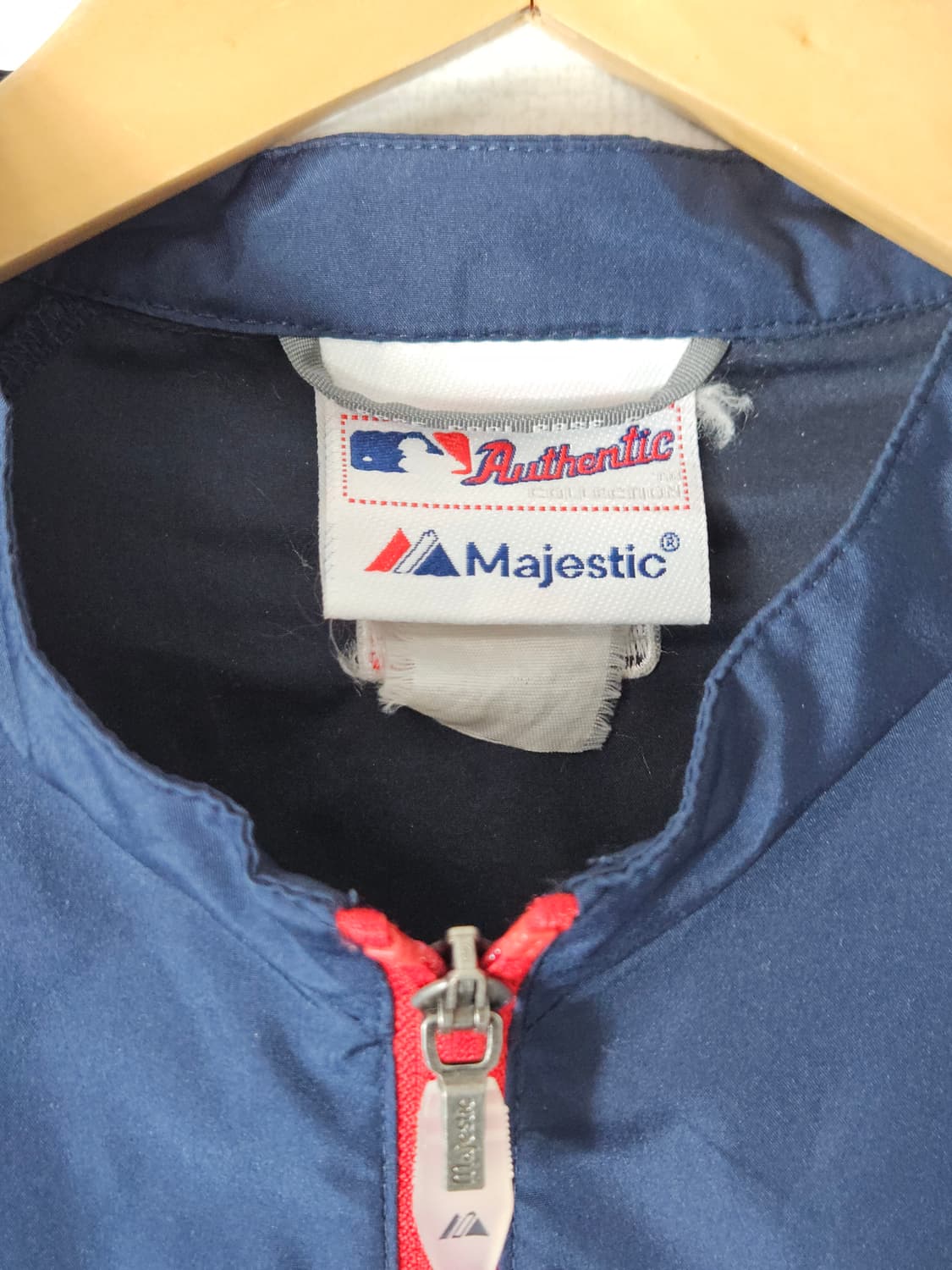 마제스틱 오리지널 애틀란타 아노락 바람막이 유니폼 져지 올드스쿨 M 상품이미지4