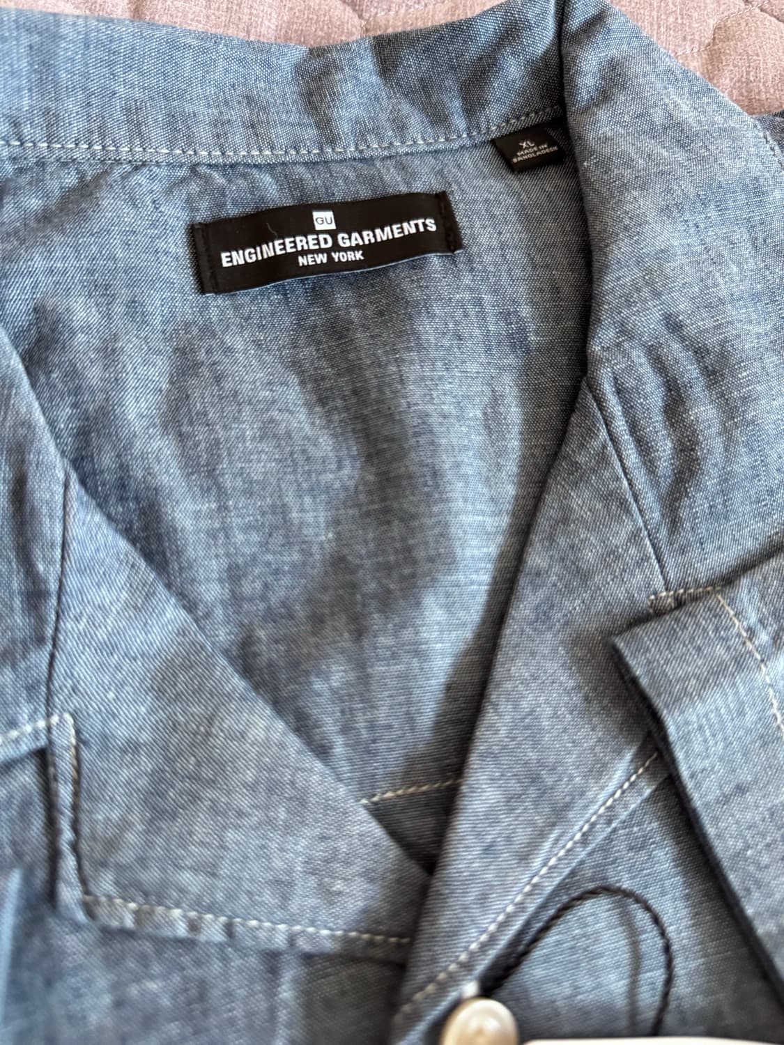 gu x 엔지니어드 가먼츠 쿠바 셔츠 XL 상품이미지9
